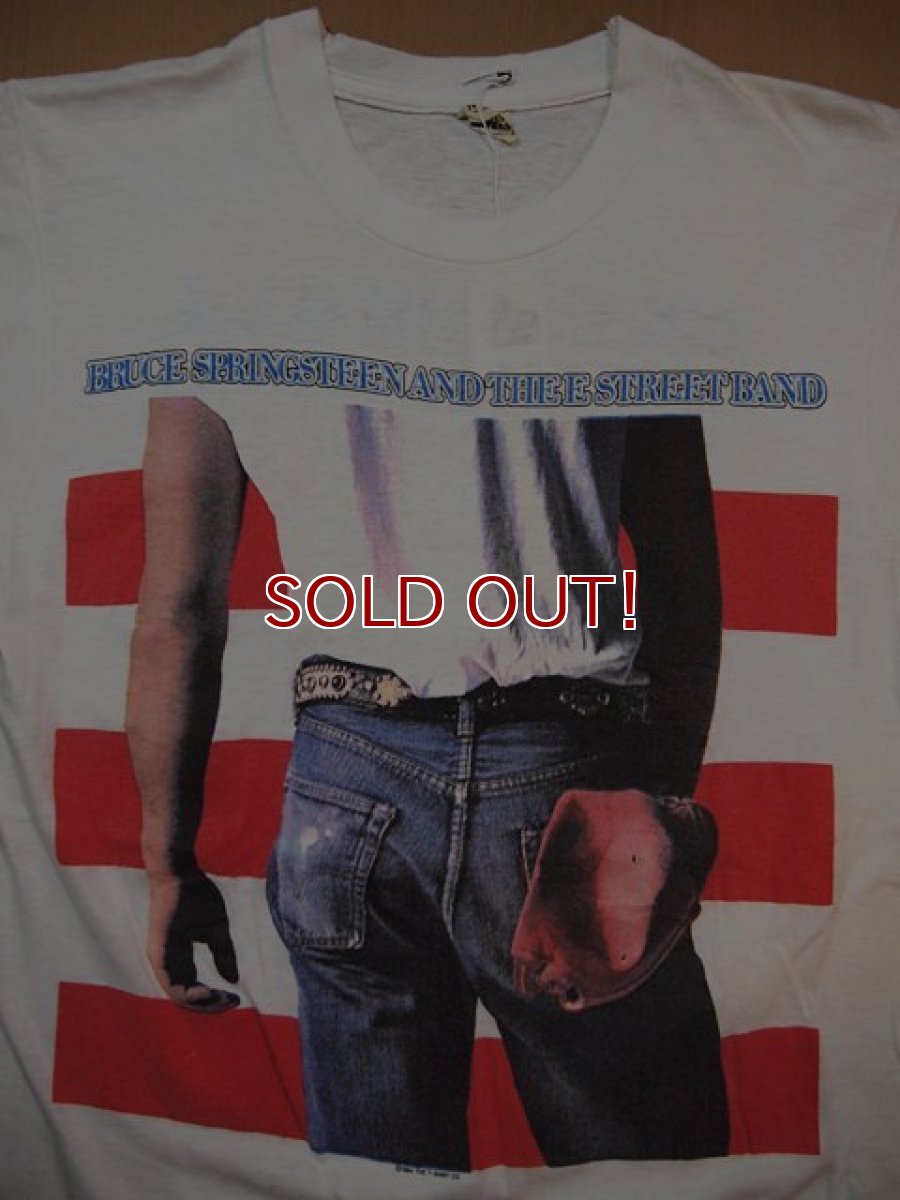 画像1:  1980s【ブルーススプリングスティーン】ツアーTシャツ〝BORN IN THE USA〟 (1)