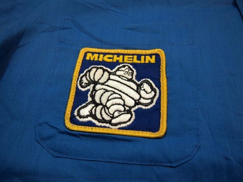 画像1: 1970s【Swingster】刺繍ボーリングシャツ 〝MICHELIN〟