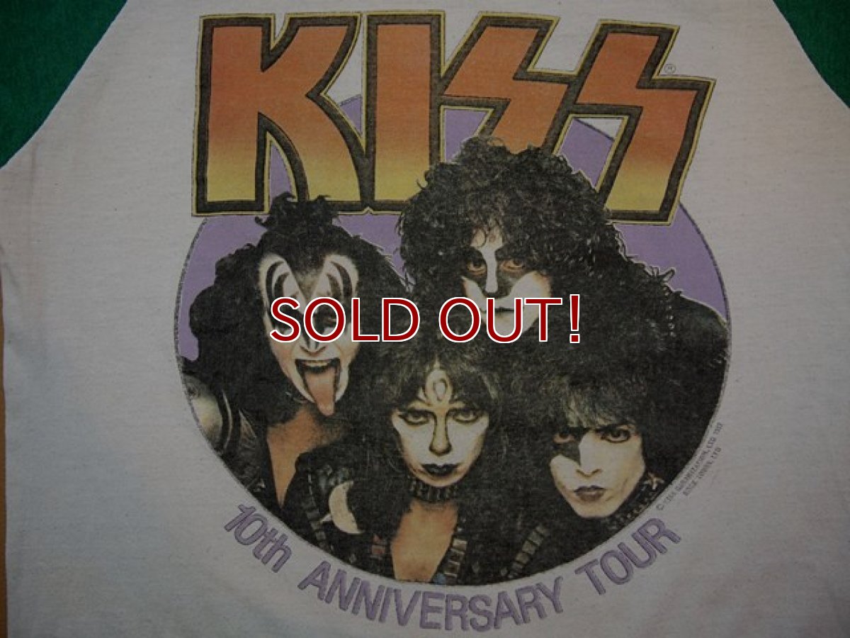 画像4: 1980s【KISS】10th ANNIVERSARYツアーTシャツ (4)