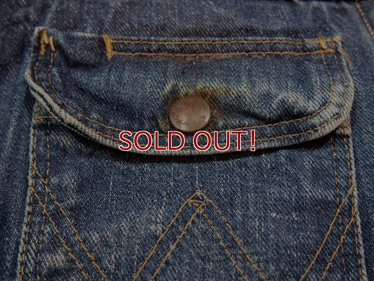 画像5: 1960s【Wrangler】縦ベル111MJデニムジャケット　Size34 (5)