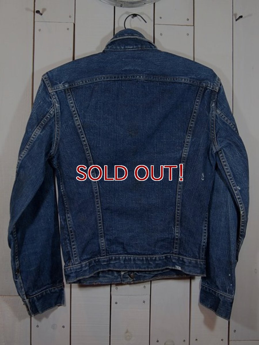 画像2: 1960s【Wrangler】縦ベル111MJデニムジャケット　Size34 (2)