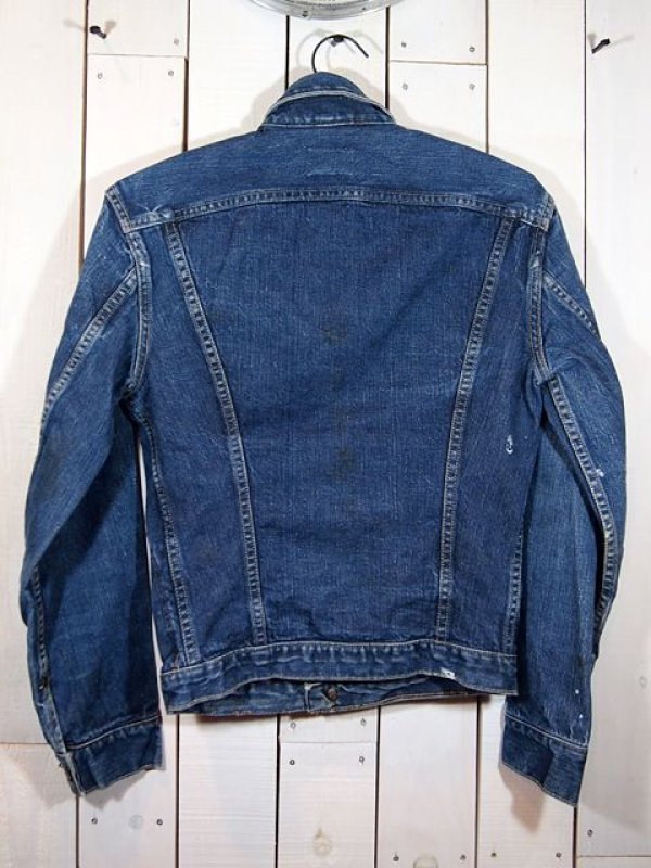 1960s【Wrangler】縦ベル111MJデニムジャケット Size34 - 古着屋