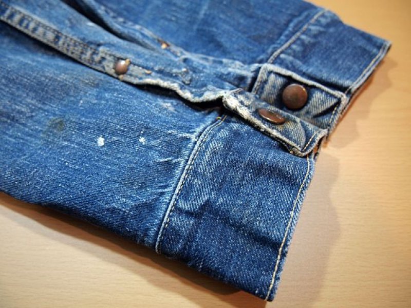 1960s【Wrangler】縦ベル111MJデニムジャケット Size34 - 古着屋