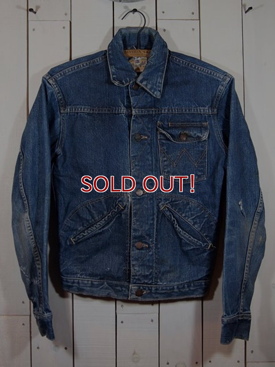 画像1: 1960s【Wrangler】縦ベル111MJデニムジャケット　Size34 (1)