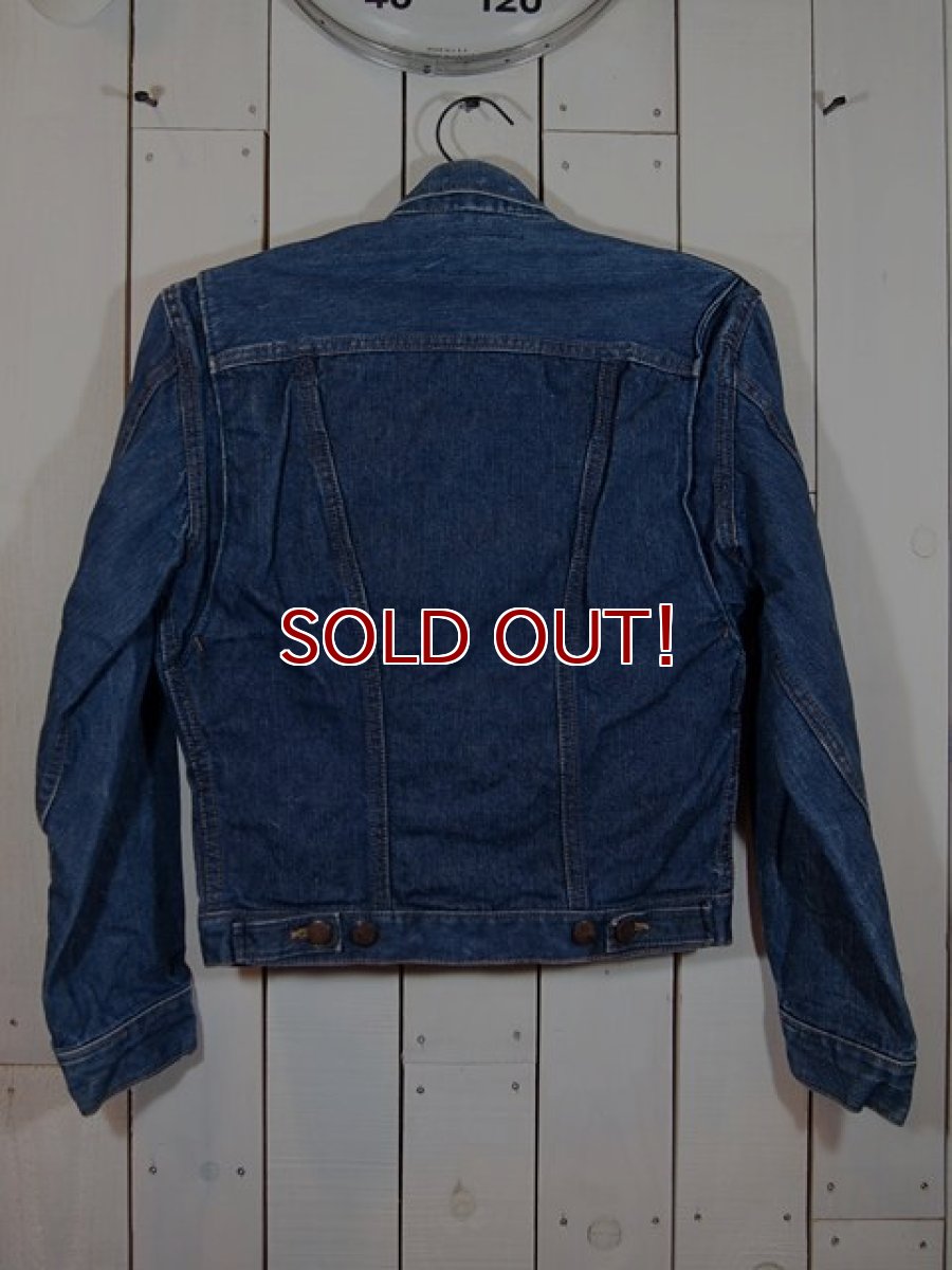 画像2: 1960s【Wrangler】24MJZデニムジャケット　Size34 (2)