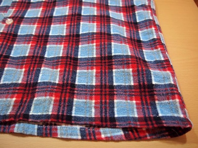 画像2: 1960sプリントネルBOXシャツ