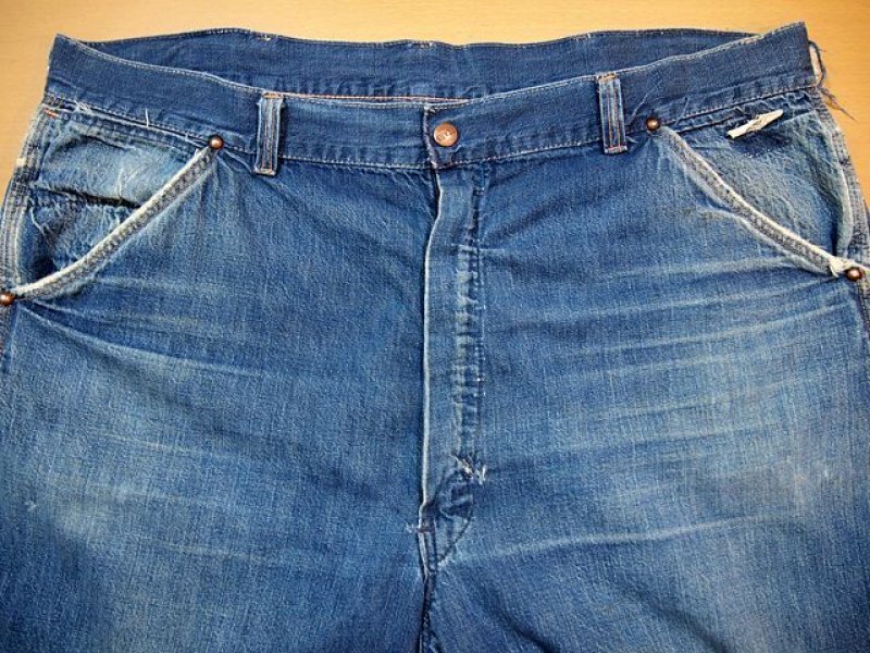 画像1: 1960s【Sears】デニムペインターパンツ