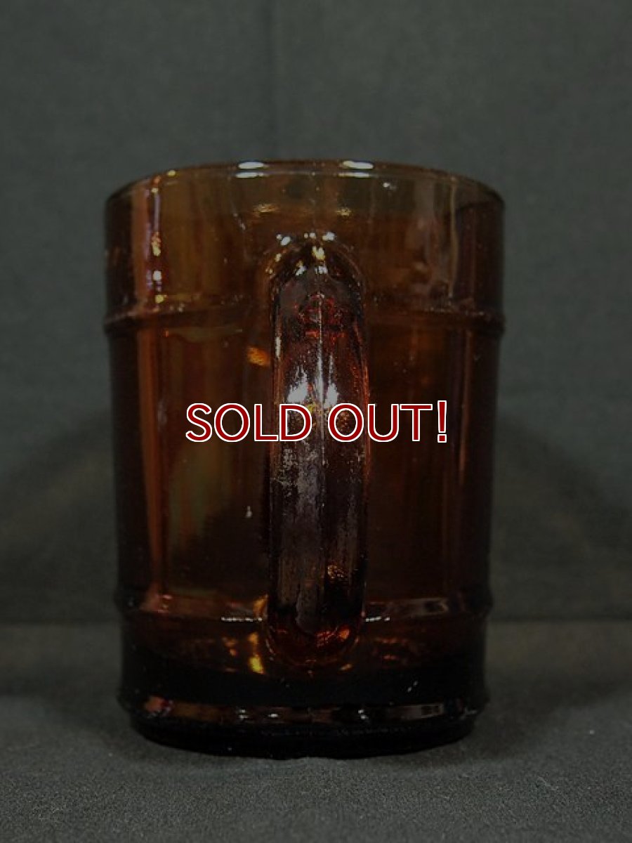 画像2: 60s-70s【FireKing】バレルマグ・アンバー (2)