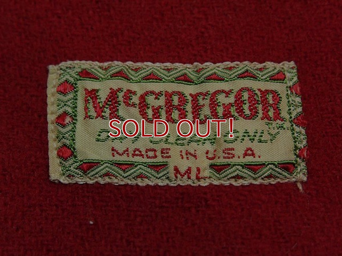 画像3: 1950s【McGREGOR】ウールシャツ (3)