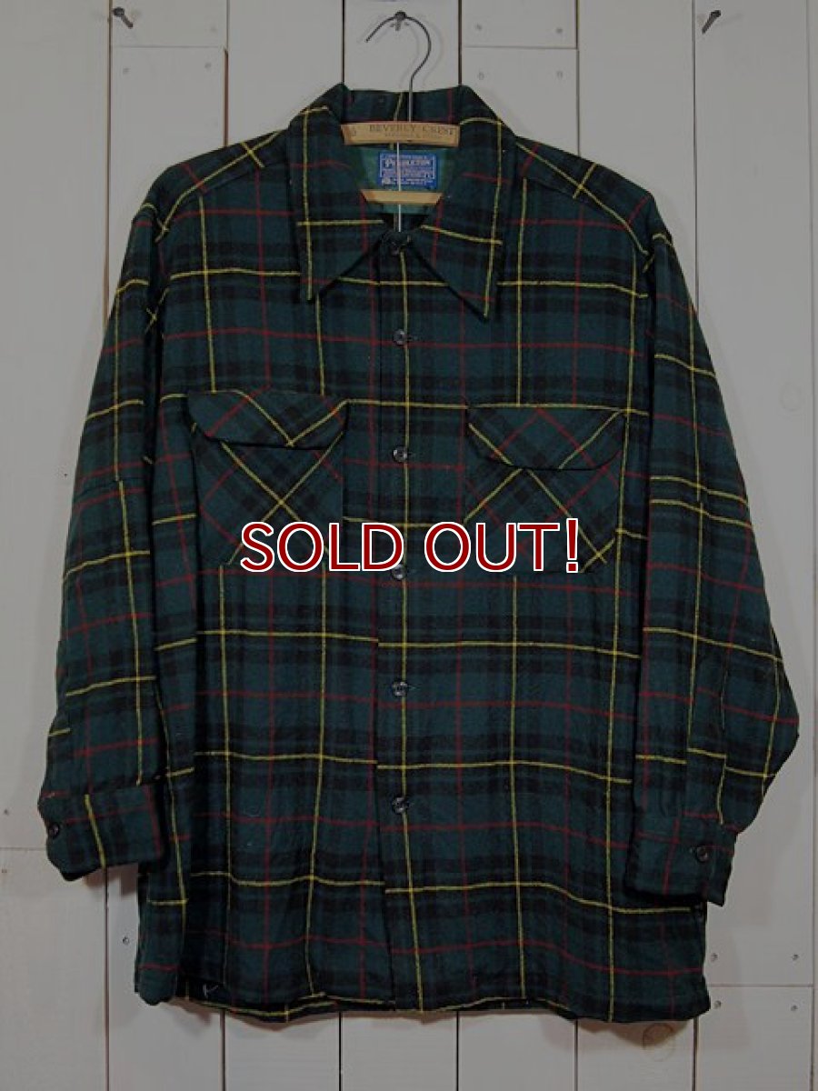 画像1: 1970s【PENDLETON】ウールシャツ (1)