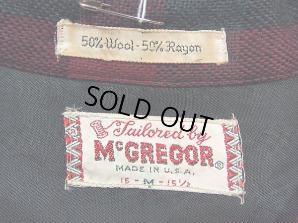 画像3: 1960s【McGREGOR】ウールシャツ