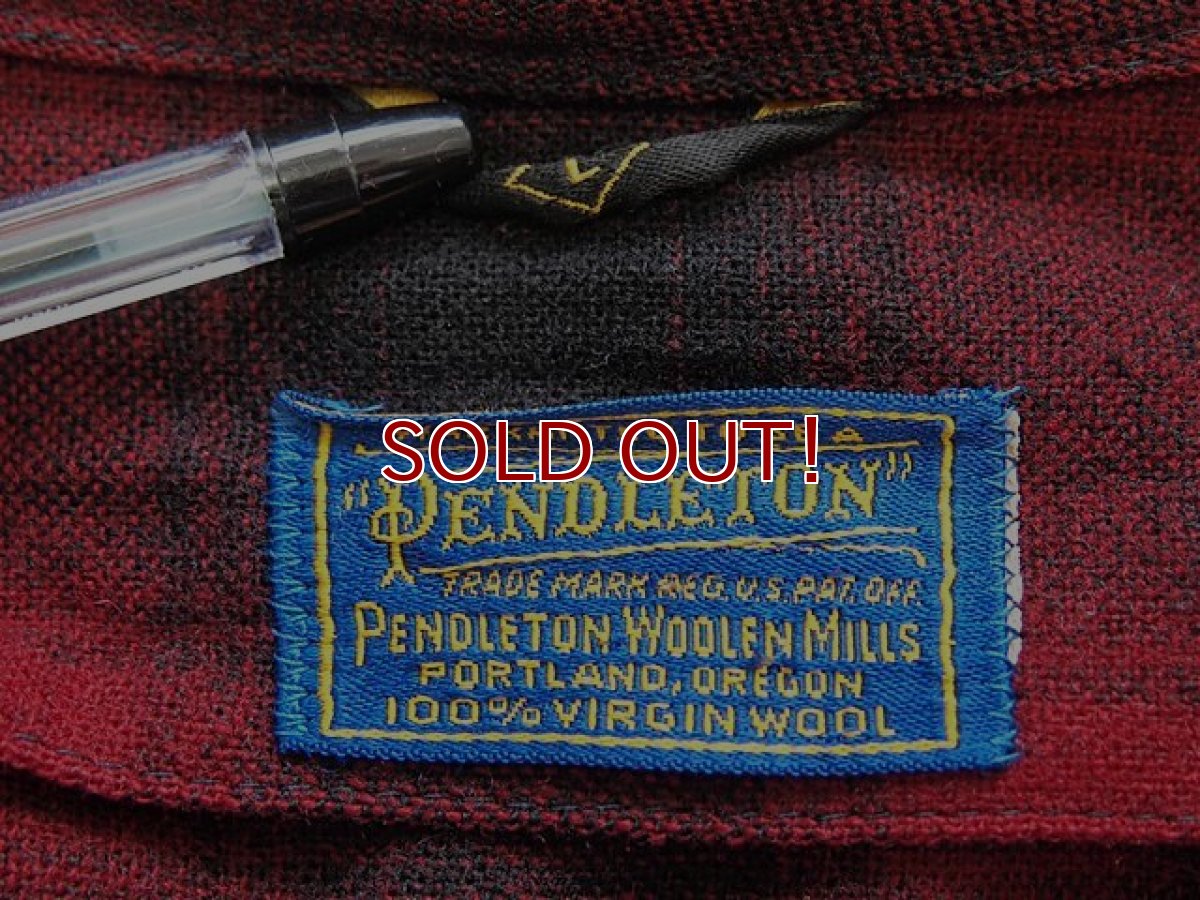 画像5: 1950s【PENDLETON】オンブレーチェックウールガウン  (5)