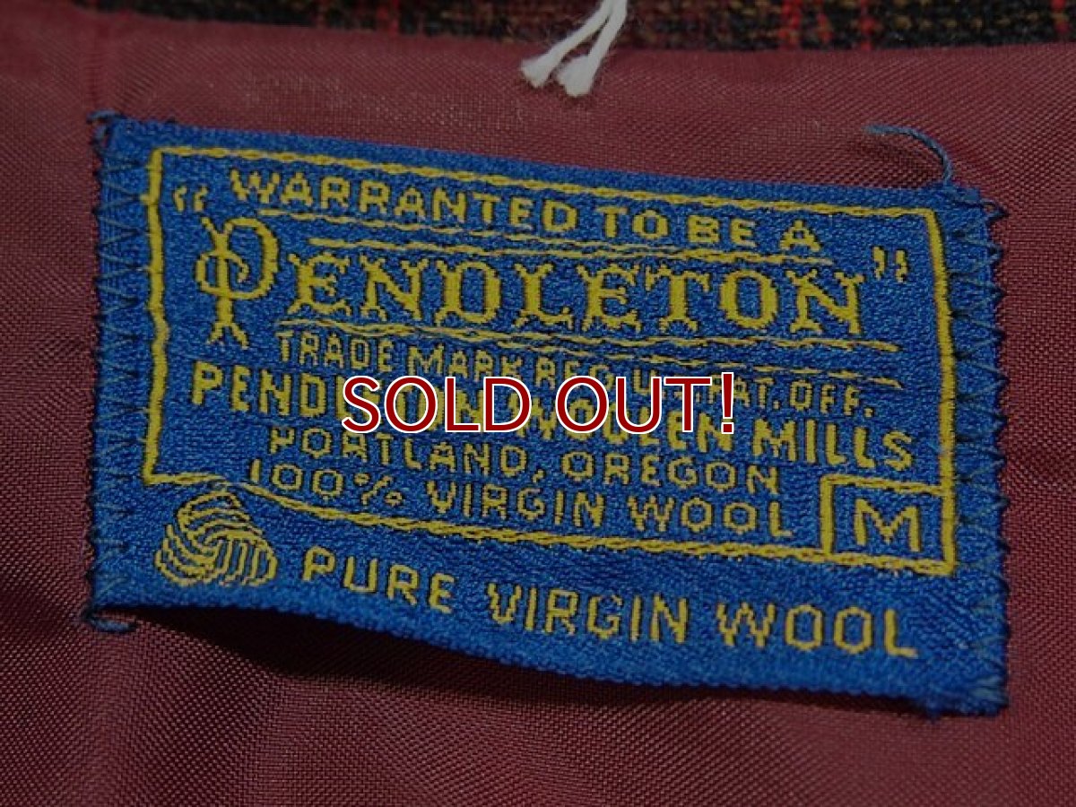 画像3: 1960s【PENDLETON】オンブレーチェックウールジャケット (3)