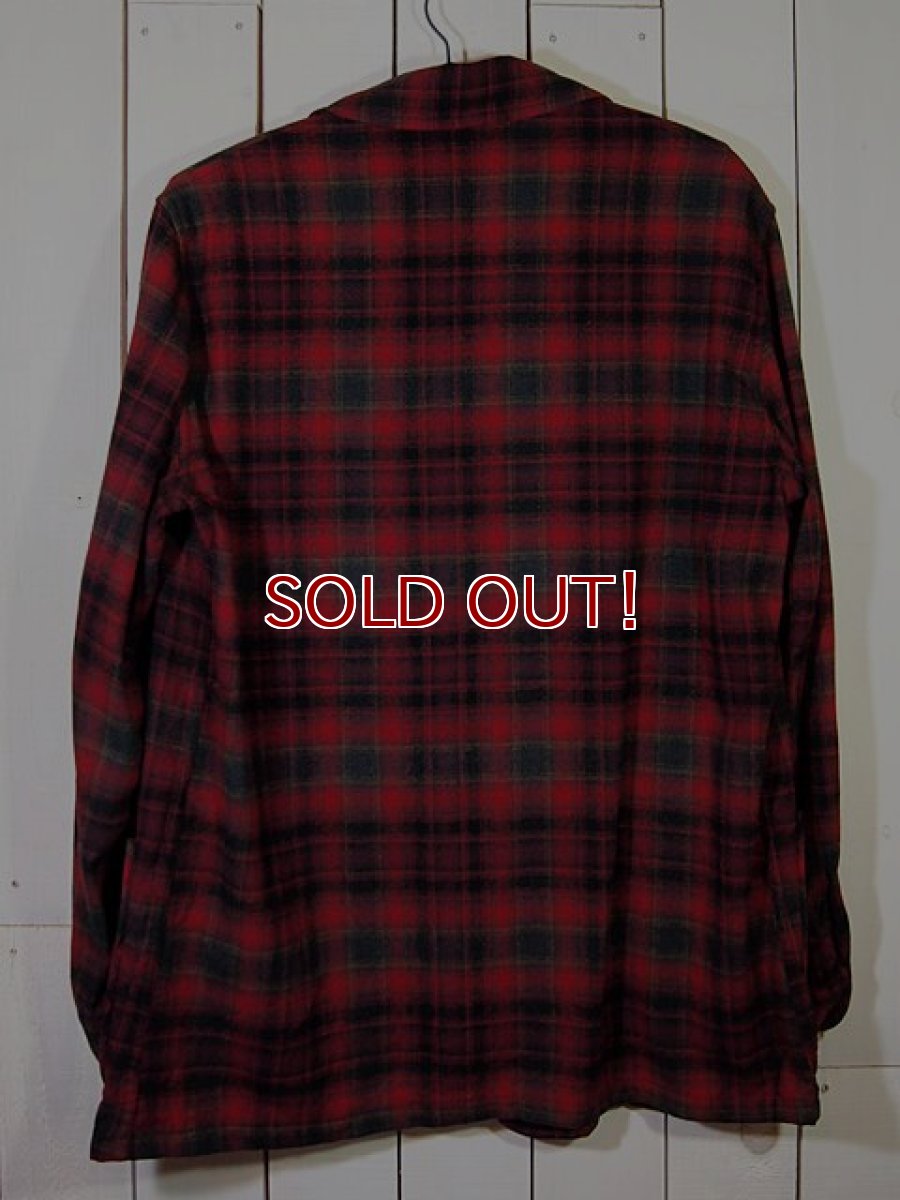 画像2: 1960s【PENDLETON】オンブレーチェックウールジャケット (2)
