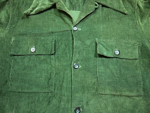 詳細画像1: 1940sコーデュロイシャツ