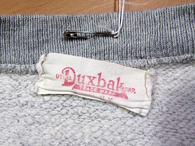 1950s【Duxbak】前Vスウェット - 古着屋HamburgCafe