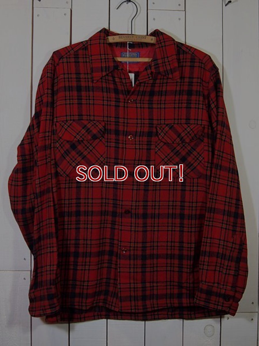 画像1: 1960s【PENDLETON】ウールシャツ (1)