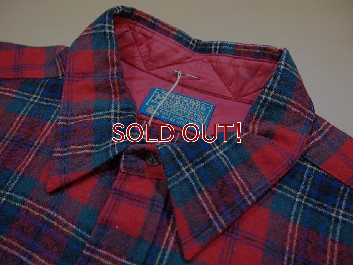 画像5: 1970s【PENDLETON】エルボーパッチ付きウールシャツ (5)