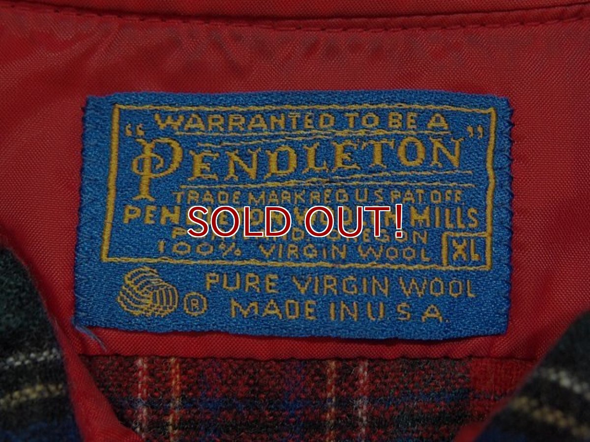 画像3: 1970s【PENDLETON】エルボーパッチ付きウールシャツ (3)