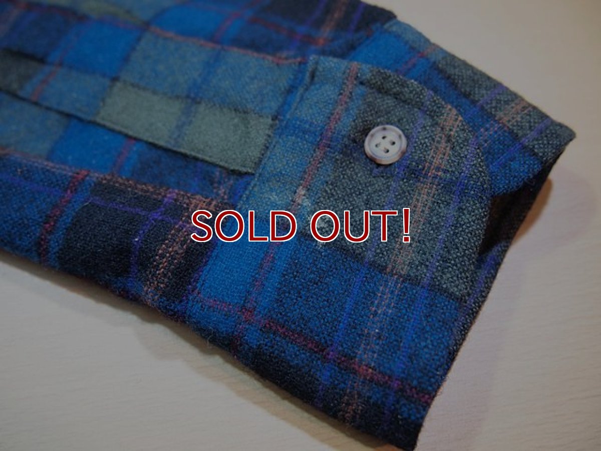 画像4: 1970s【PENDLETON】エルボーパッチ付きウールシャツ (4)