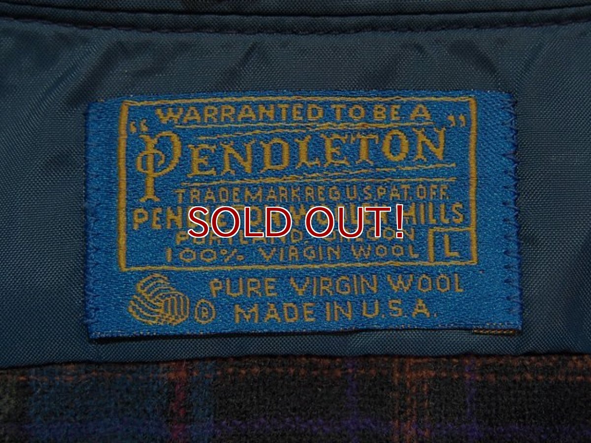 画像3: 1970s【PENDLETON】エルボーパッチ付きウールシャツ (3)