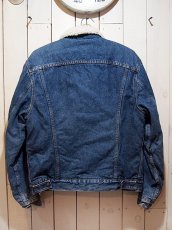 画像2: 1980s【LEVI'S】デニムボアジャケット (2)