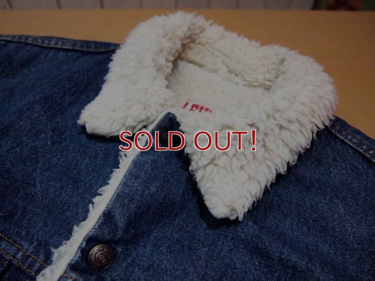 画像5: 1980s【LEVI'S】デニムボアジャケット (5)