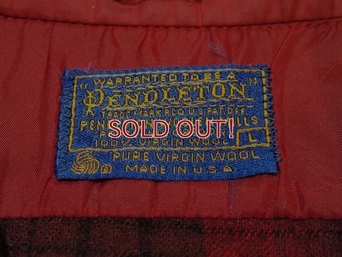 画像3: 1970s【PENDLETON】オンブレーチェックウールウエスタンシャツ (3)