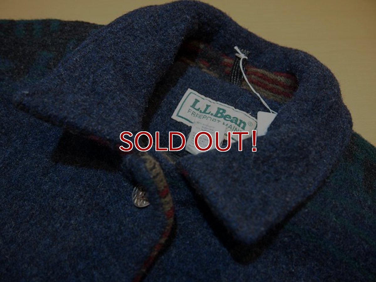画像4: 1980s【L.L.Bean】ブランケットウールコート (4)