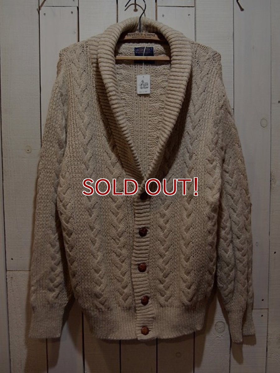 画像1: 1970s【PENDLETON】ショールカラーニットカーディガン (1)