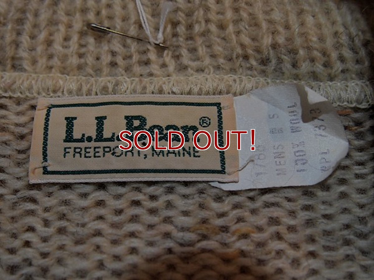 画像3: 1980s【L.L.Bean】ショールカラーニットカーディガン (3)