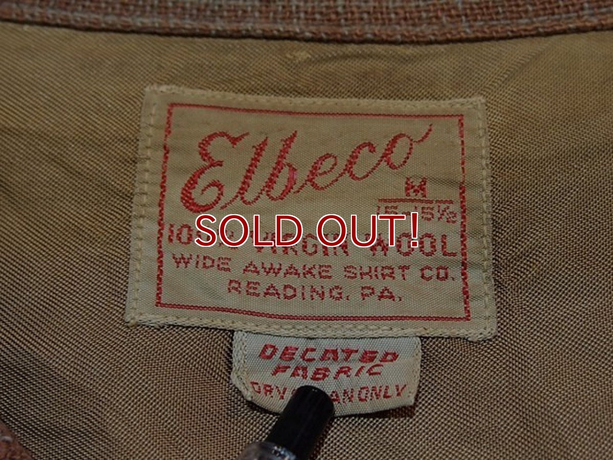 画像3: 1950s【Elbeco】オンブレーチェックウールシャツ (3)