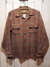 画像1: 1950s【Elbeco】オンブレーチェックウールシャツ (1)