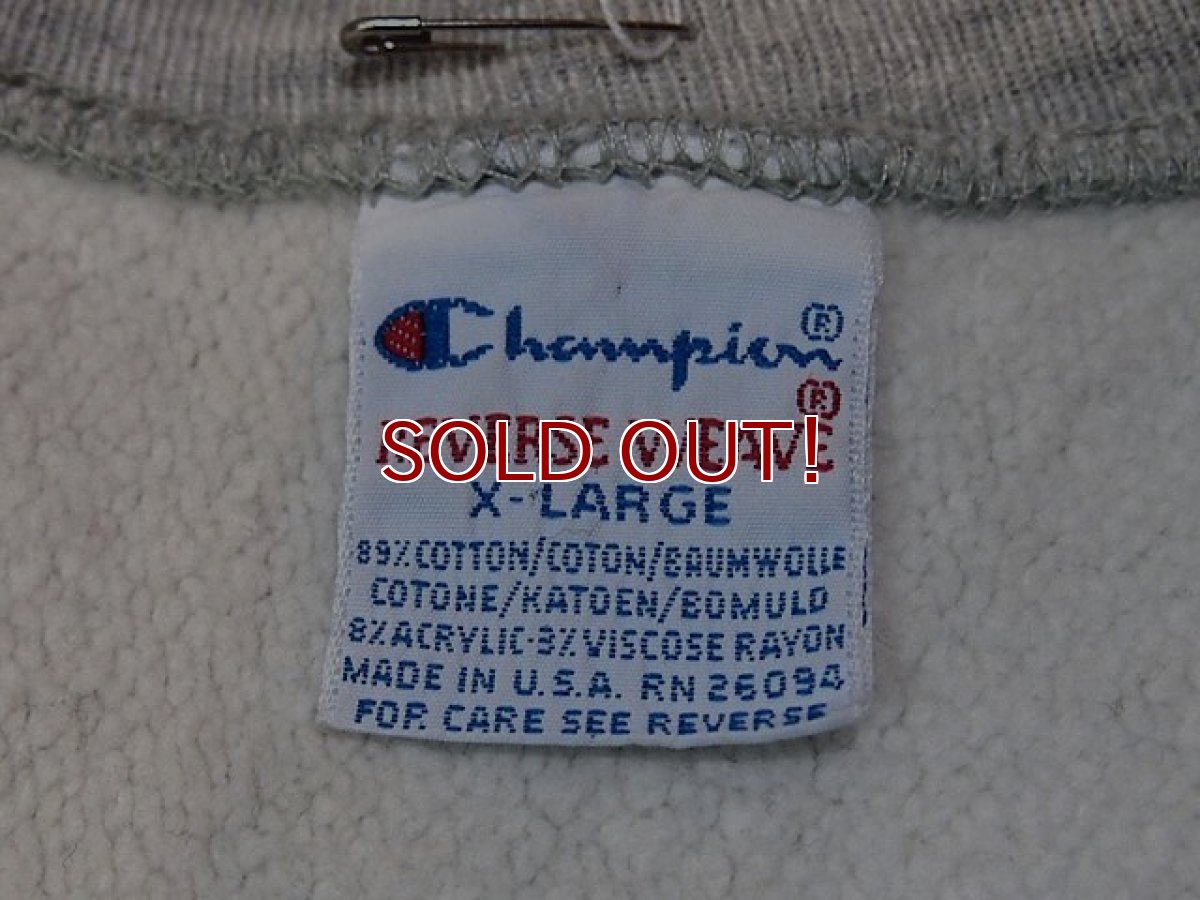 画像3: 1990s【Champion】染込みリバースウィーブスウェット XL (3)