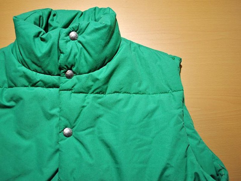 1970s【THE NORTH FACE】茶タグ中綿ベスト - 古着屋HamburgCafe