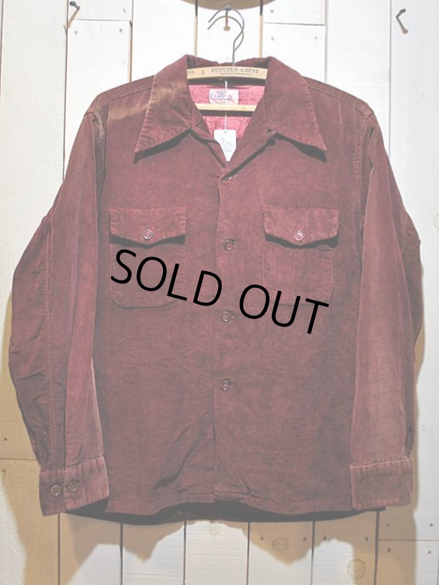 画像1: 1950s〜【CAMPUS】コーデュロイシャツ (1)