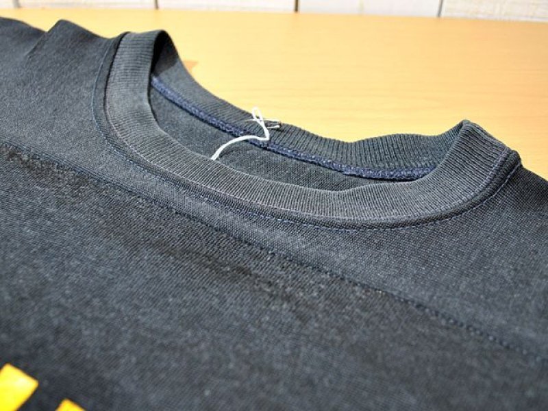 1970s【Champion】黒フットボールTシャツ - 古着屋HamburgCafe
