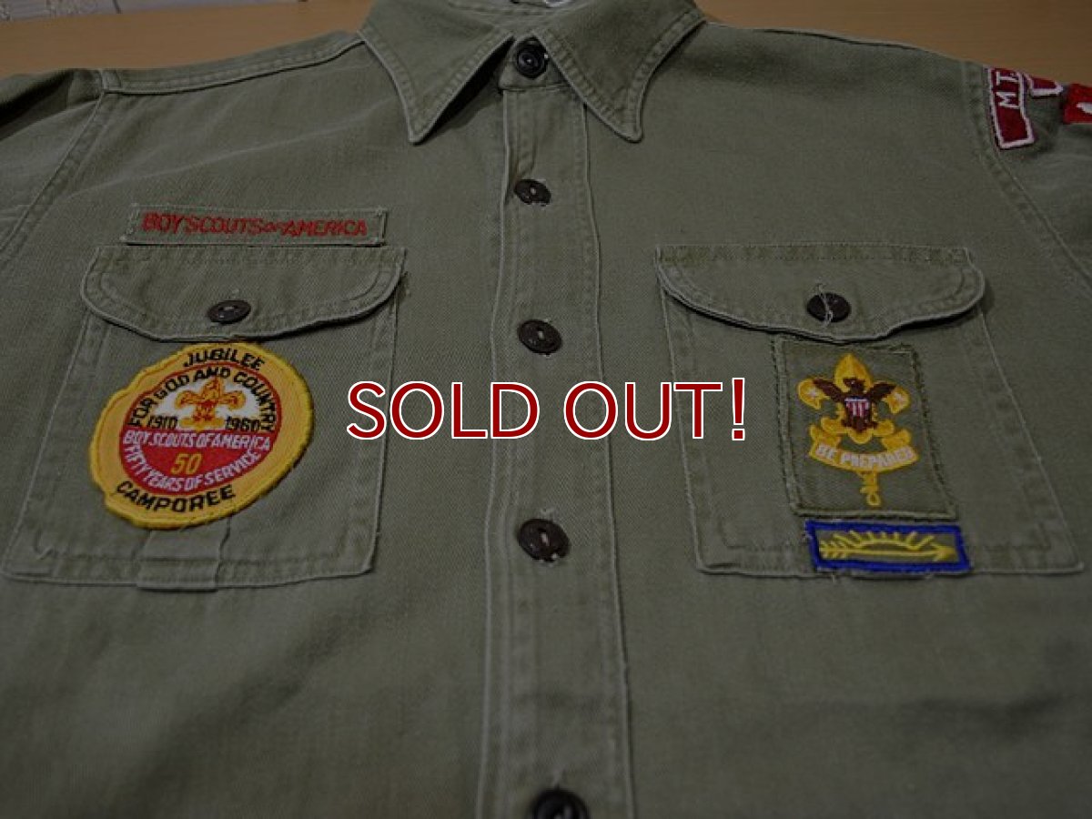画像5: 1960s【BOY SCOUTS】マチ付きシャツ (5)