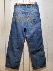 画像2: 1940sデニムペインターパンツ　w32 (2)