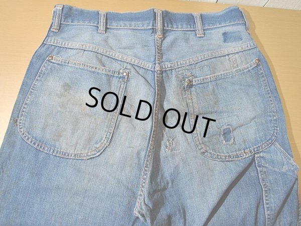 画像8: 1940sデニムペインターパンツ　w32