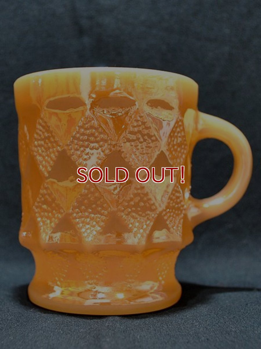 画像1: 70s-80s【FireKing】キンバリーマグ・ピーチラスター  (1)