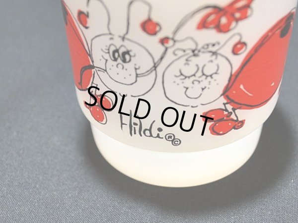 画像7: 60s-70s【FireKing】スタッキングマグ ヒルディ ラブバグス