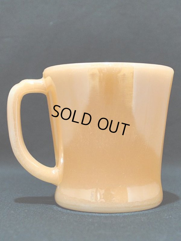 画像3: 50s【FireKing】Dハンドルマグ・ピーチラスター