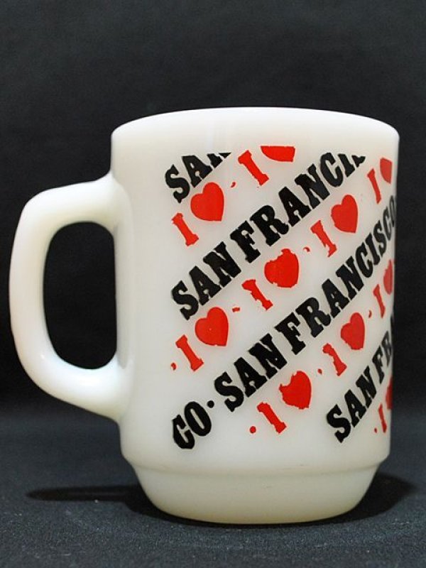 画像3: 70s‐80s【FireKing】9オンスマグ I LOVE SAN FRANCISCO