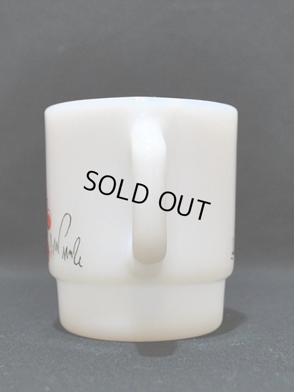 画像3: 60s-70s【FireKing】スタッキングマグ ヒルディ ラブバグス