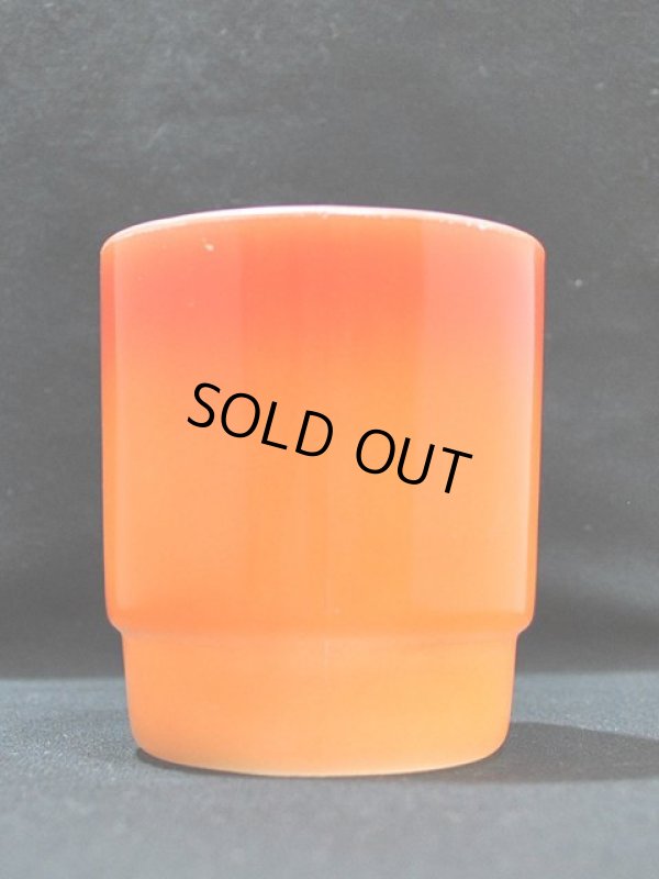 画像4: 60s【FireKing】スタッキングマグ・オレンジグラデーション