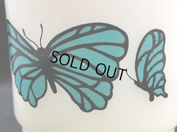 画像8: 70s-80s【FireKing】スタッキングマグ・バタフライ(青)