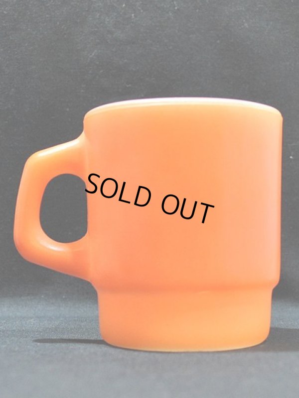 画像3: 70s-80s【FireKing】スタッキングマグ・オレンジ 