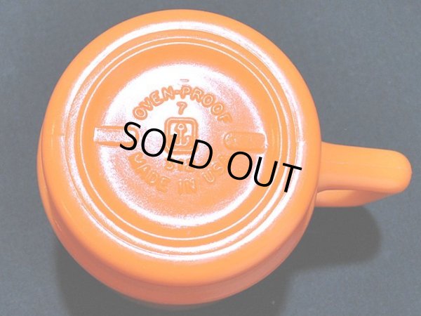 画像5: 70s-80s【FireKing】スタッキングマグ・オレンジ