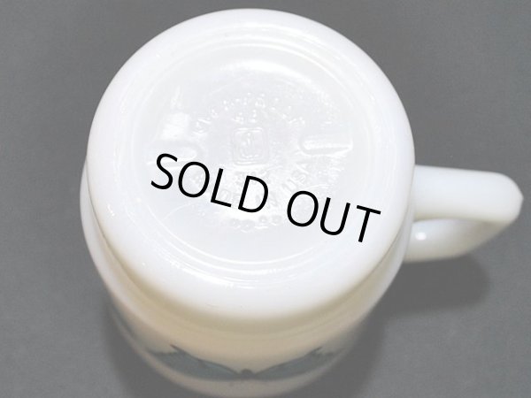 画像5: 70s-80s【FireKing】スタッキングマグ・バタフライ(青)